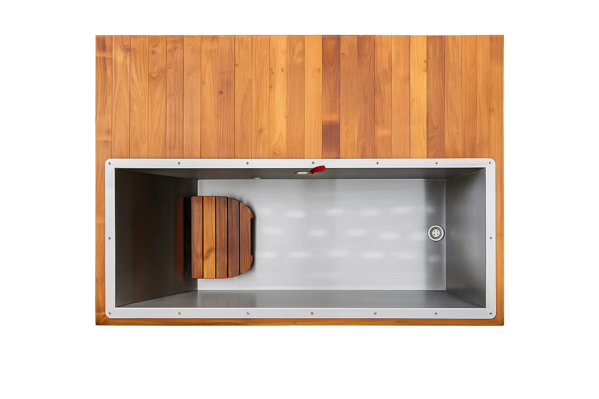 TimberChill Glacier Pro Cedar Cold Plunge — product view 3