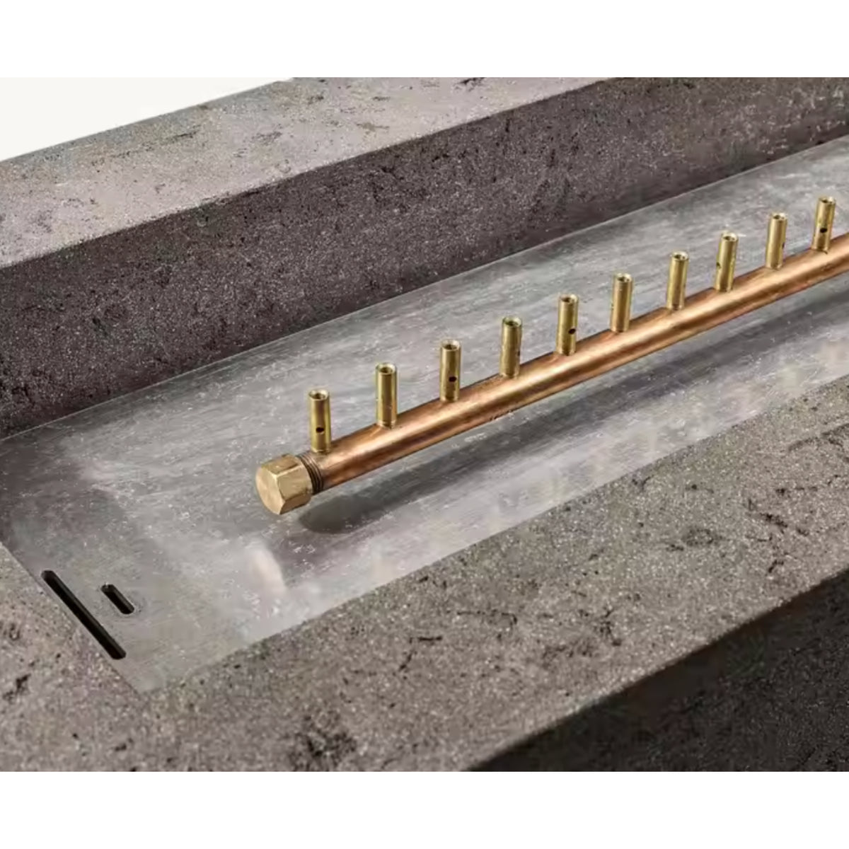Arcstone Vista 72 Linear Concrete Fire Pit — product view 2
