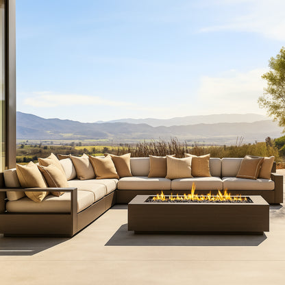 StoneLyte Horizon 60 Concrete Fire Pit — product view 2